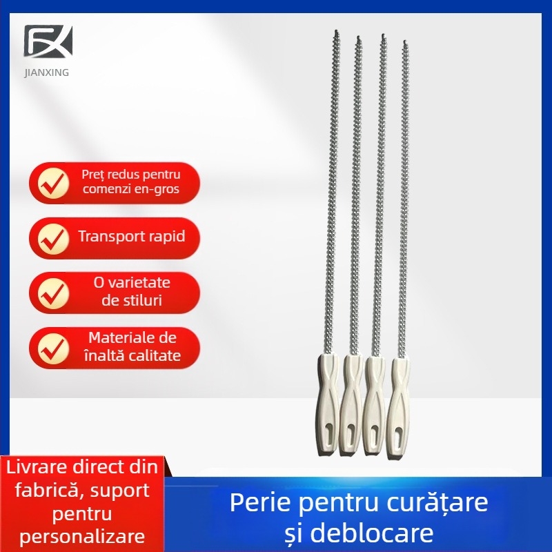 Perie flexibilă pentru deblocarea canalelor, din oțel inoxidabil, categorie Perii de curățare, lansare vară 2017.