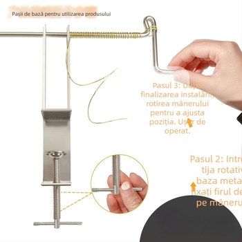 Coilator manual pentru cablu metalic, 5 axe, pentru bijuterii DIY