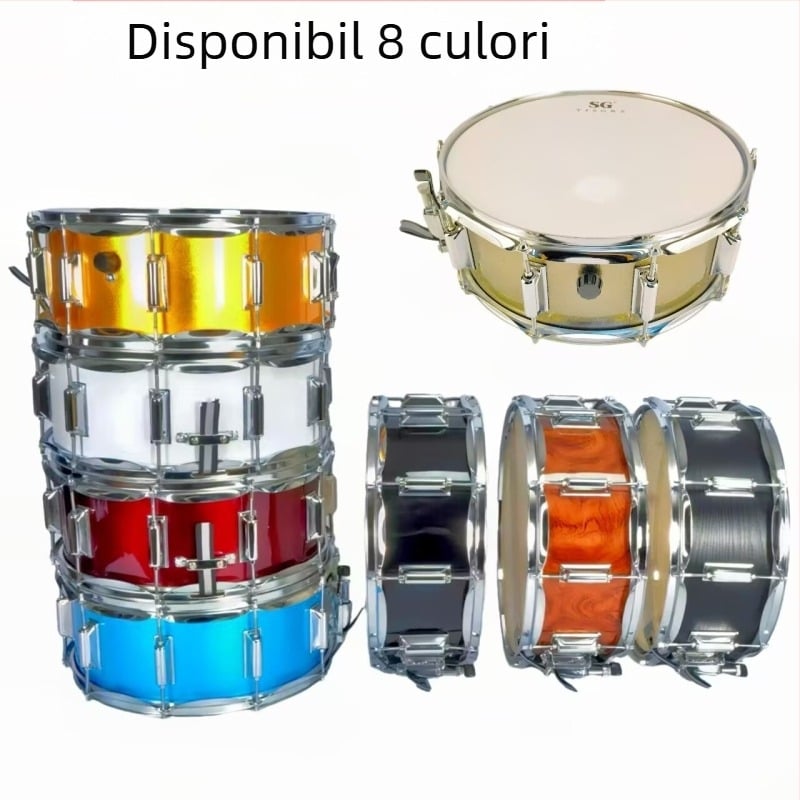 Tambur snare SG-SJG, cap sablat, stil de marș, marca Sgtjsgrx