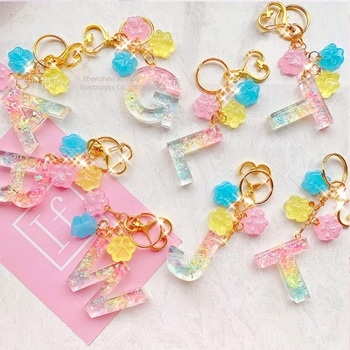 Formă de silicon pentru litere din rășină, 134 piese, Xinhuo