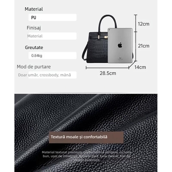 Geantă de mână cu structură 3D moale, buzunar interior pentru telefon și strat interior, potrivită pentru călătorii de relaxare — Primăvara 2025