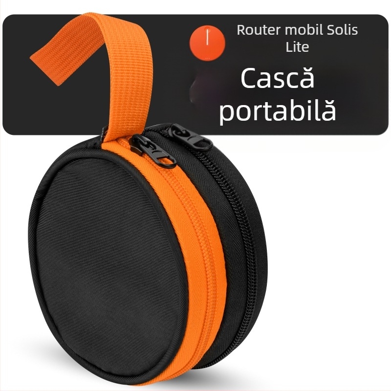 Geantă de depozitare pentru Solis Lite router WiFi portabil – husă nylon (Model: 404-E002-050038; Tip: Geantă de depozitare; Material: Nylon; Compatibil: Solis Lite WiFi portabil)