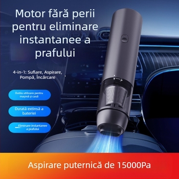 Aspirator fără fir pentru mașină – 16000Pa aspirație, 7.4V, 100W, 4-in-1, reîncărcabil