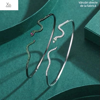 Brățară șarpe, cupru cu electroplacare, stil Net Red Wind, design de nișă, stil personal