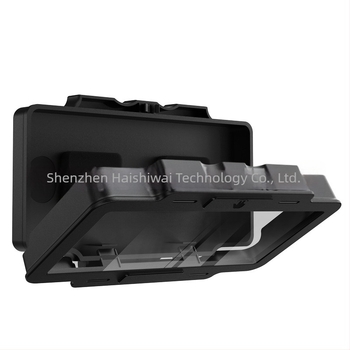 Suport pentru telefon montat pe perete, rotativ, cu ecran tactil, din plastic, OOPSCOOL