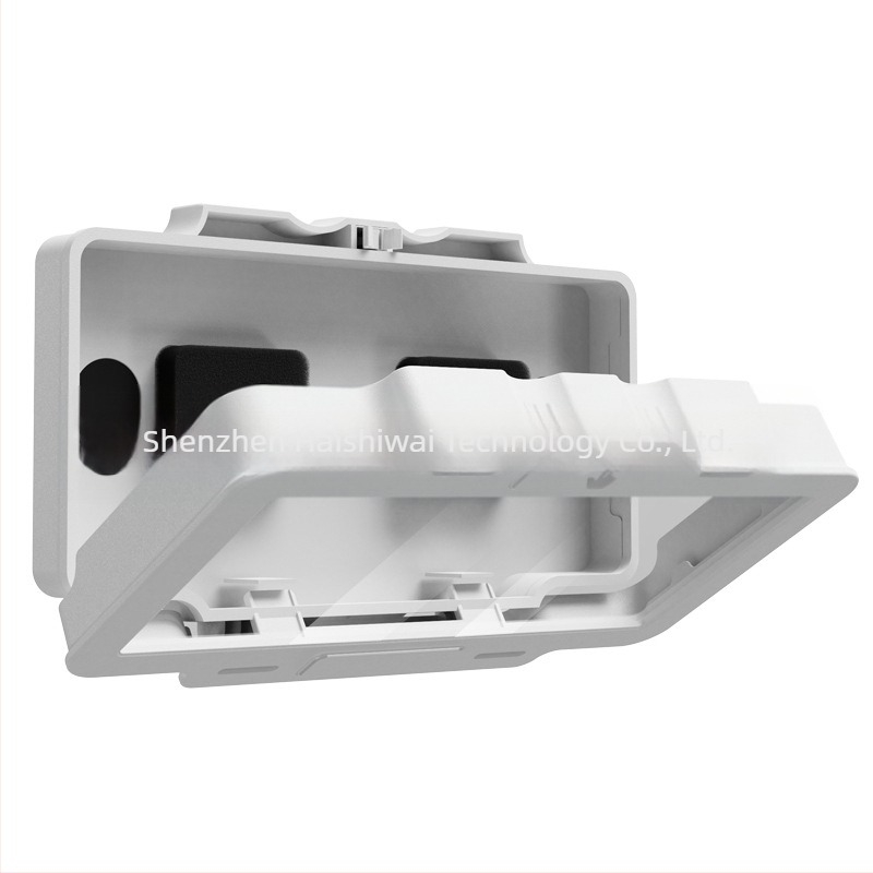 Suport pentru telefon montat pe perete, rotativ, cu ecran tactil, din plastic, OOPSCOOL