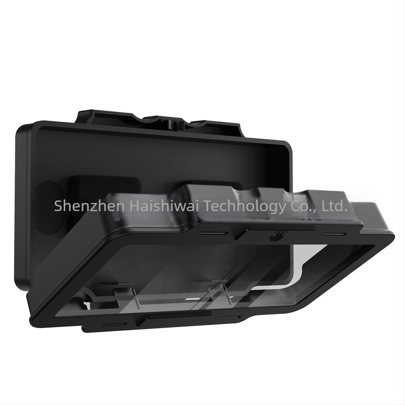 Suport pentru telefon montat pe perete, rotativ, cu ecran tactil, din plastic, OOPSCOOL