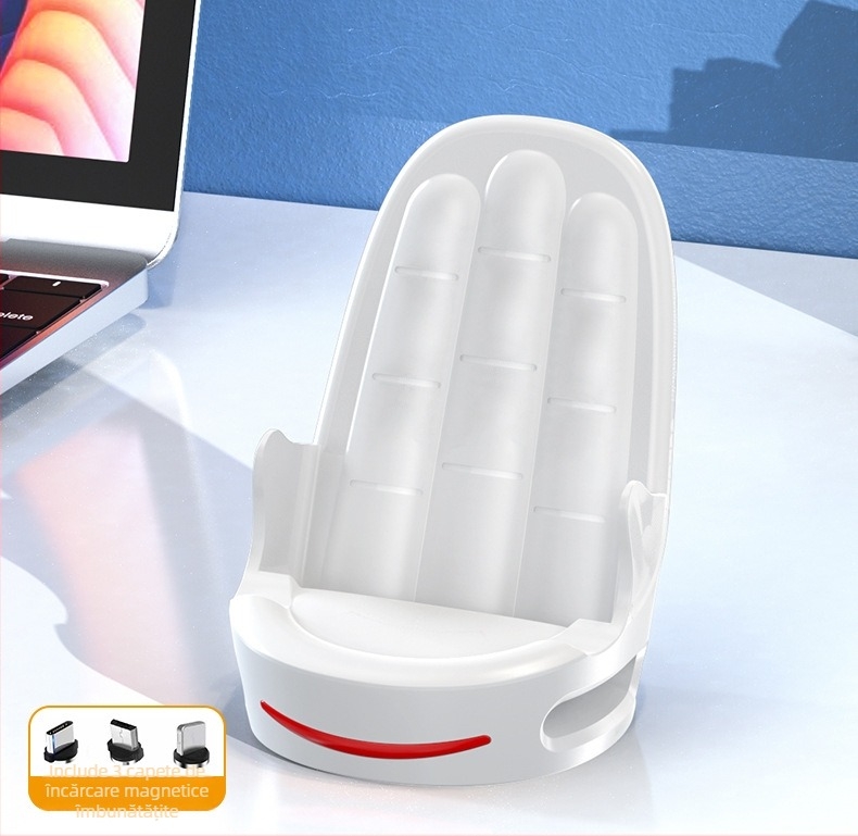 Suport de încărcare wireless cu magnet de 15W — suport de birou pentru telefon, orientare verticală sau orizontală