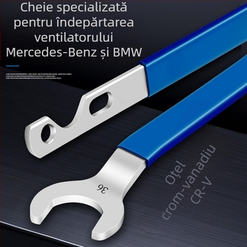 Cheie pentru demontarea ventilatorului cuplaj Mercedes-Benz și BMW, Musen Hall, suport dublu pentru arb de distribuție, unelte pentru reparații auto