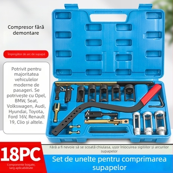 Clește pentru arc de supapă cu instrument de demontare/montaj al etanșării, înlocuire garnitură supapă — Brand: Mussen hall; Material: aliaj; Domeniu: reparații auto