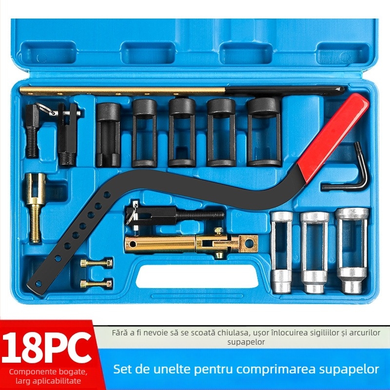 Clește pentru arc de supapă cu instrument de demontare/montaj al etanșării, înlocuire garnitură supapă — Brand: Mussen hall; Material: aliaj; Domeniu: reparații auto