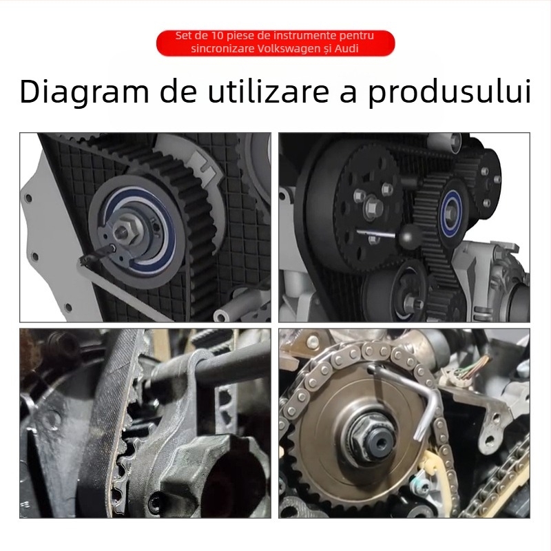 Musen tang unealtă de sincronizare a motorului diesel pentru VW Tiguan, Audi, Skoda 1.6/1.9/2.0 TDI, VAG T10490