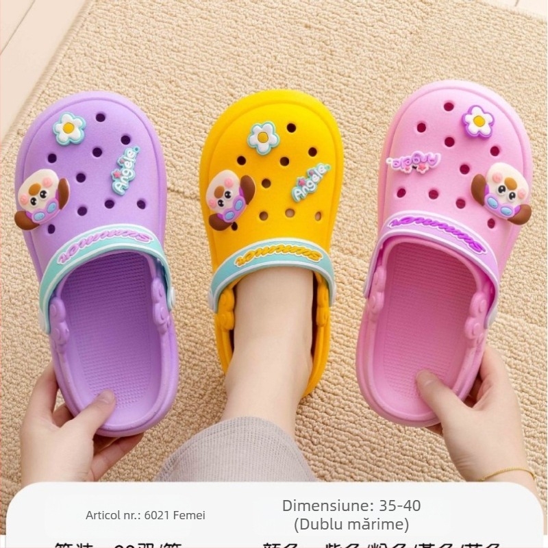 Sandale de plajă pentru copii, parte superioară din PVC, unisex, pentru vârsta 4-16 ani