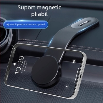 Suport magnetic pentru telefon pentru bordul mașinii – universal, fixare magnetică, fără alimentare