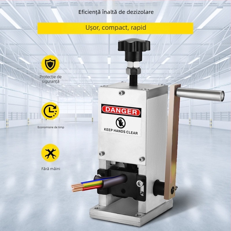 Mașină manuală de dezizolare a cablurilor, model LDSD-25, brand LDSD-25, potrivită pentru cabluri din cupru