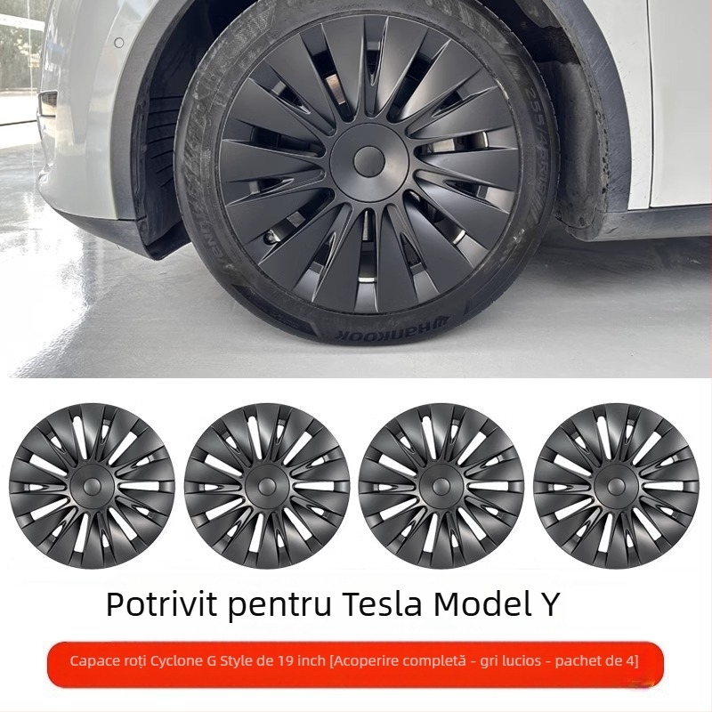 Capac central de roată Model Y, margine dreaptă, PC+ABS, pentru Model Y, WSD-XS, Jiangsu