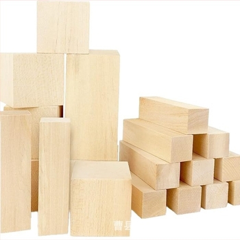 Lin jun Bloc din lemn DIY Graffiti pentru copii – Bloc din lemn solid, design modern minimalist