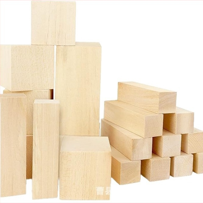 Lin jun Bloc din lemn DIY Graffiti pentru copii – Bloc din lemn solid, design modern minimalist