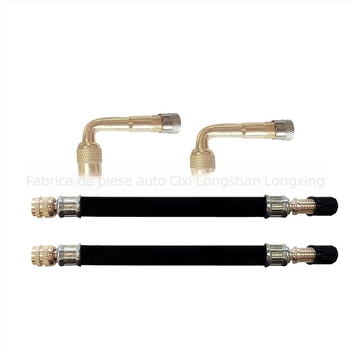 Set extensie Valve pentru tubeless — valve din cupru, montaj prin filet, nucleu obișnuit, compatibil cu mașini, camioane și biciclete