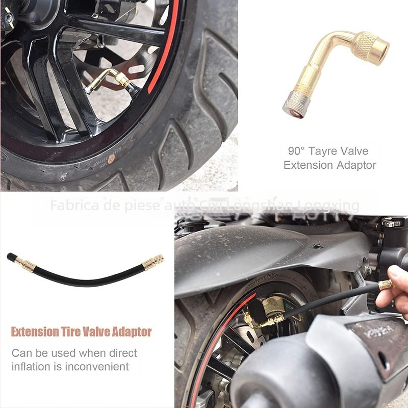 Set extensie Valve pentru tubeless — valve din cupru, montaj prin filet, nucleu obișnuit, compatibil cu mașini, camioane și biciclete