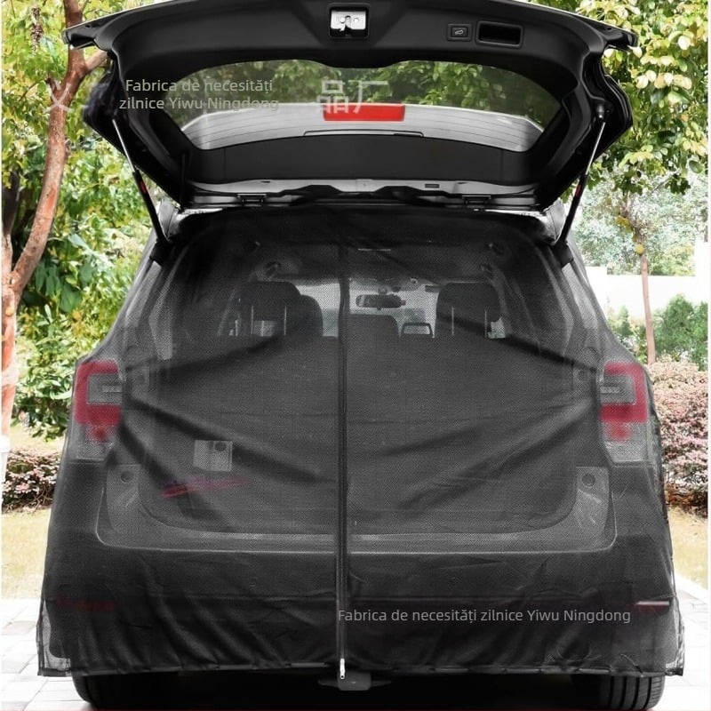 Plasă pentru hayonul mașinii – transparentă, cu agățare, plasă 3D cu uscare rapidă, compatibilă SUV, origine Yiwu (Material: plasă 3D cu uscare rapidă; Modele aplicabile: SUV; Tip: Transparent; Mod agățare: Cu agățare; Origine: Yiwu)