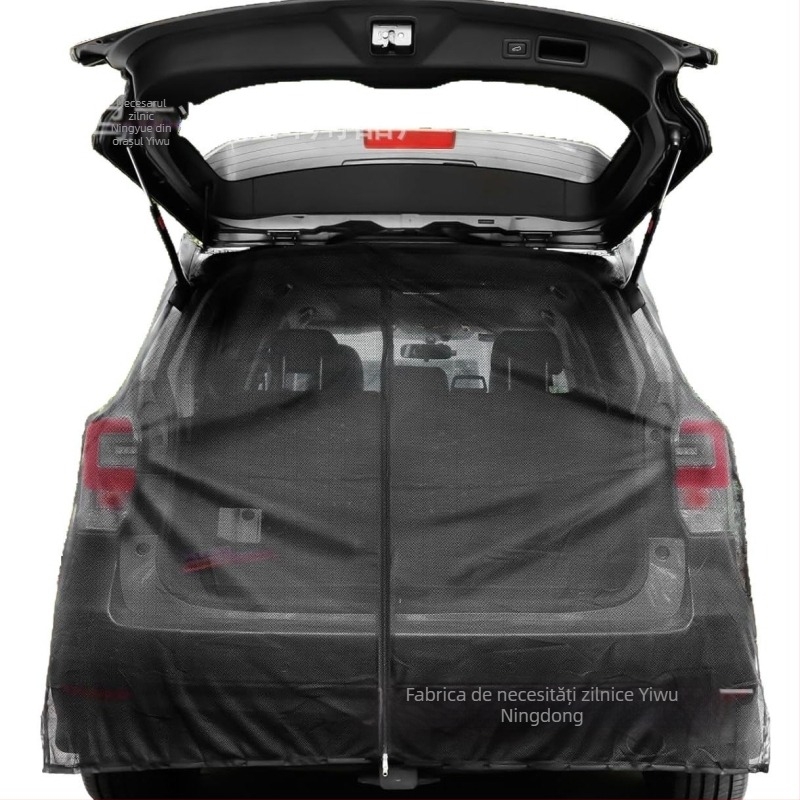 Plasă pentru hayonul mașinii – transparentă, cu agățare, plasă 3D cu uscare rapidă, compatibilă SUV, origine Yiwu (Material: plasă 3D cu uscare rapidă; Modele aplicabile: SUV; Tip: Transparent; Mod agățare: Cu agățare; Origine: Yiwu)