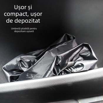 Husă pentru volan din material 190T, protecție solară și izolație termică, potrivire universală, instalare cu clipsuri