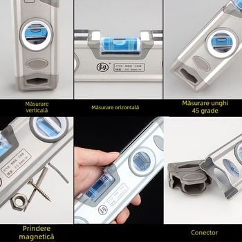 FO-8865 riglă cu nivel și bază magnetică