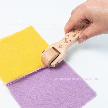Rulou de cusut și cilindru de presare din lemn solid pentru patchwork — unealtă DIY de cusut