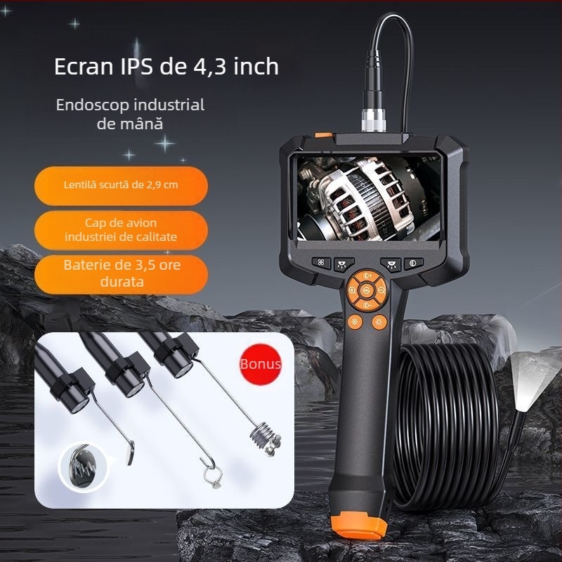 Meifu cameră endoscopică industrială HD, 1080p, rază 10–30 m, utilizare în interior