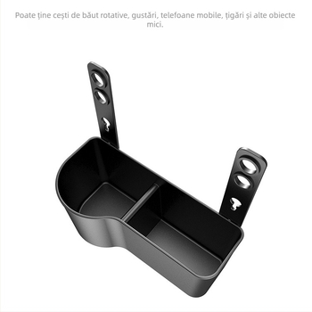 Organizator pentru spatele scaunului auto cu suport pentru pahare, model ST-1506, material PP, personalizabil