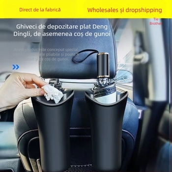 Recipient interior auto pentru umbrele, multifuncțional, personalizabil cu imprimare de logo, compatibil universal