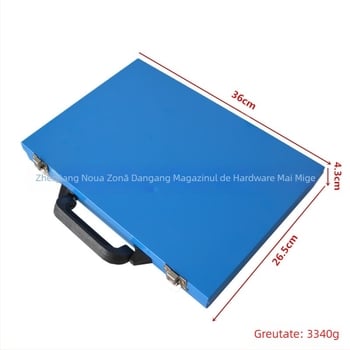 Set de 170 burghie spirale HSS nitridate, în cutie metalică