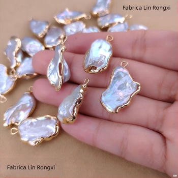 Cercei cu un singur mărgelă atârnată — perle de apă dulce Baroc Keshi, bijuterii DIY