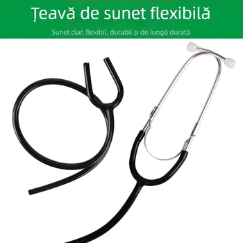 Stetoscop cu capete duble pentru animale de reproducere – echipament pentru creșterea animalelor; porci, vaci și oi; industrie zootehnică; garanție de calitate.