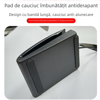 Pedal dublu pentru basă pentru kit electronic de tobe, model J-04, ABS, interfață 3,5 mm, 50.000 cicluri