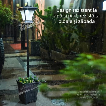 Lumină solară de grădină cu întrerupător inductiv, 6–12 ore de funcționare, alimentare solară, model XX-20C220P