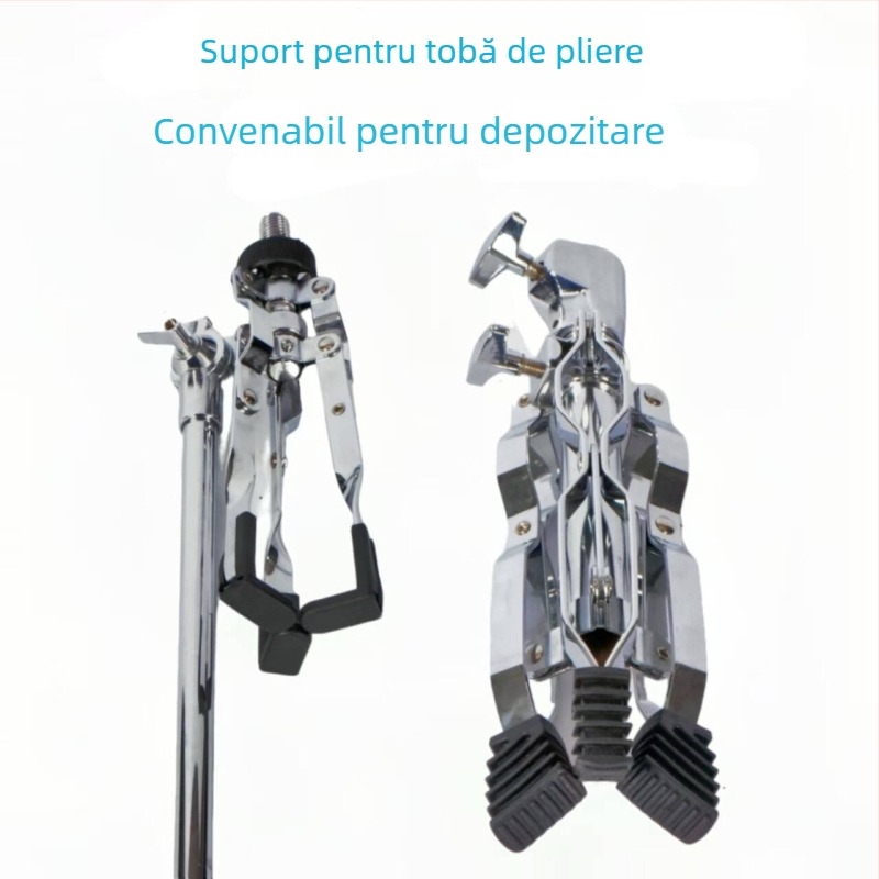 Suport pentru tobă snare — construcție din fier, înălțime reglabilă, model SG-JGZJ-H-Y