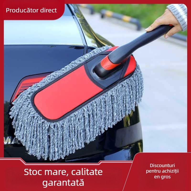 Perie pliabilă pentru curățarea mașinii, cu peri moi pentru praf, pentru uz casnic și auto