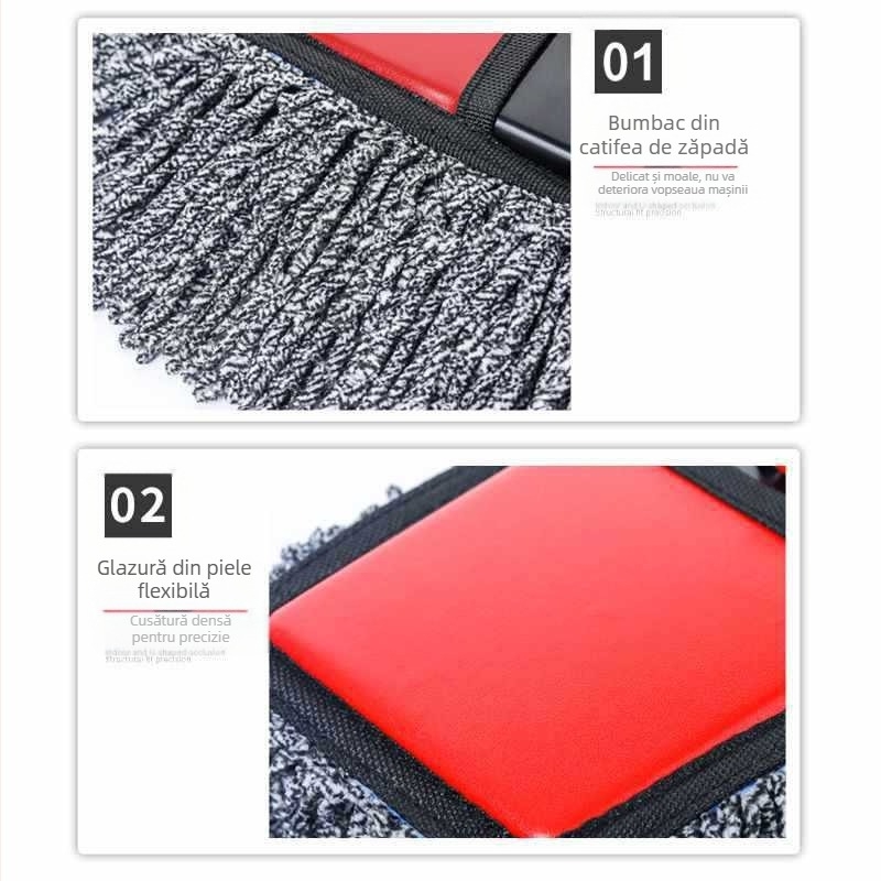 Perie pliabilă pentru curățarea mașinii, cu peri moi pentru praf, pentru uz casnic și auto