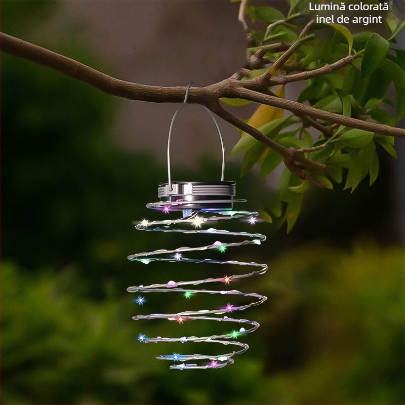 Felinar din fier forjat în formă de ananas pentru grădină – iluminat solar LED exterior, IP65