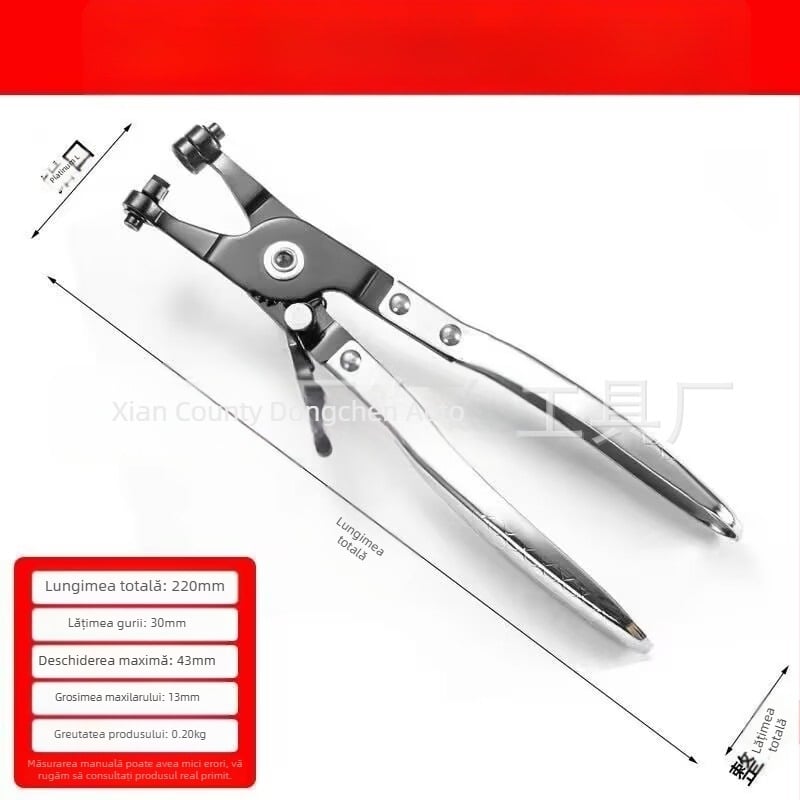 Clește pentru cleme de furtun auto, model 002