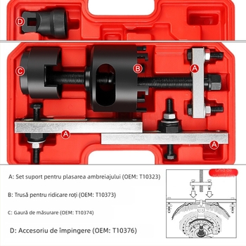 Unealtă de demontare DSG cu ambreiaj dublu pentru reparații cutie de viteze cu 7 trepte (OAM)