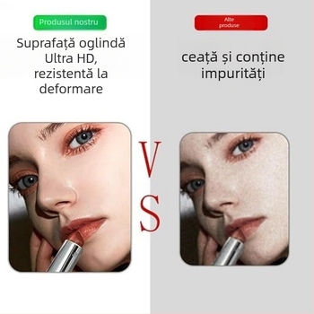 Oglindă selfie pentru telefon, oglindă portabilă mică pentru machiaj pentru Vlog și fotografie, sticlă securizată, imagine HD, compatibilitate generală