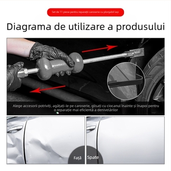 Musen tang Sliding Hammer Puller pentru repararea loviturilor în tabla auto