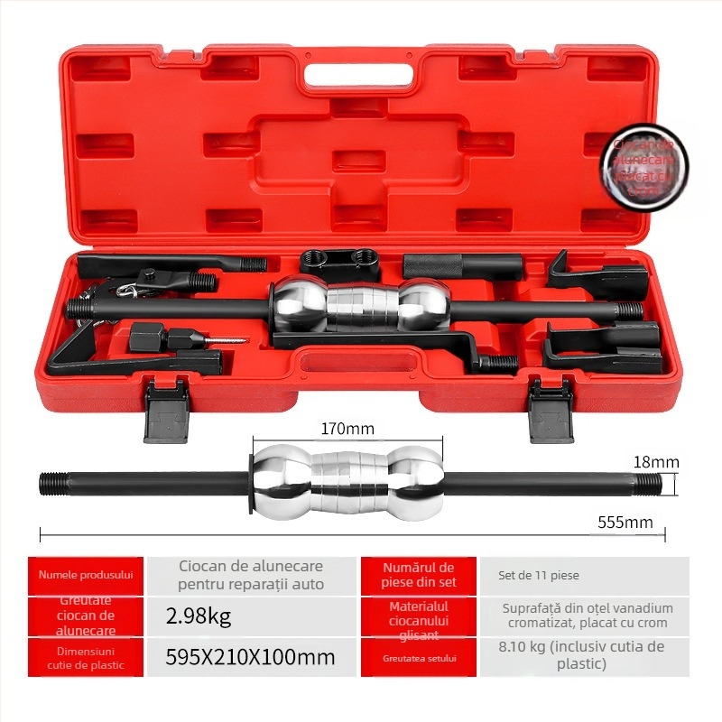 Musen tang Sliding Hammer Puller pentru repararea loviturilor în tabla auto