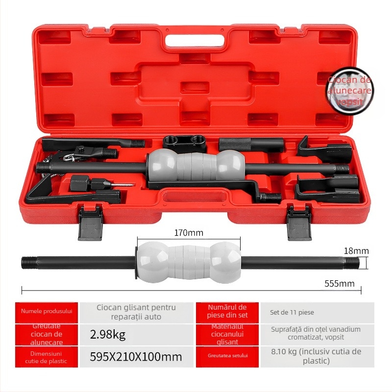 Musen tang Sliding Hammer Puller pentru repararea loviturilor în tabla auto