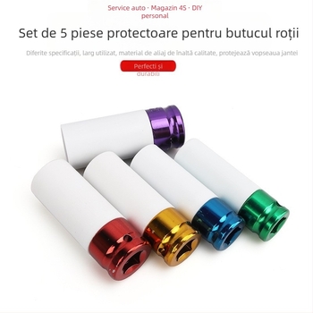 Manșon de protecție prelungit pentru anvelope, pentru ciocan pneumatic, cu protecție pentru șuruburi pe anvelopă