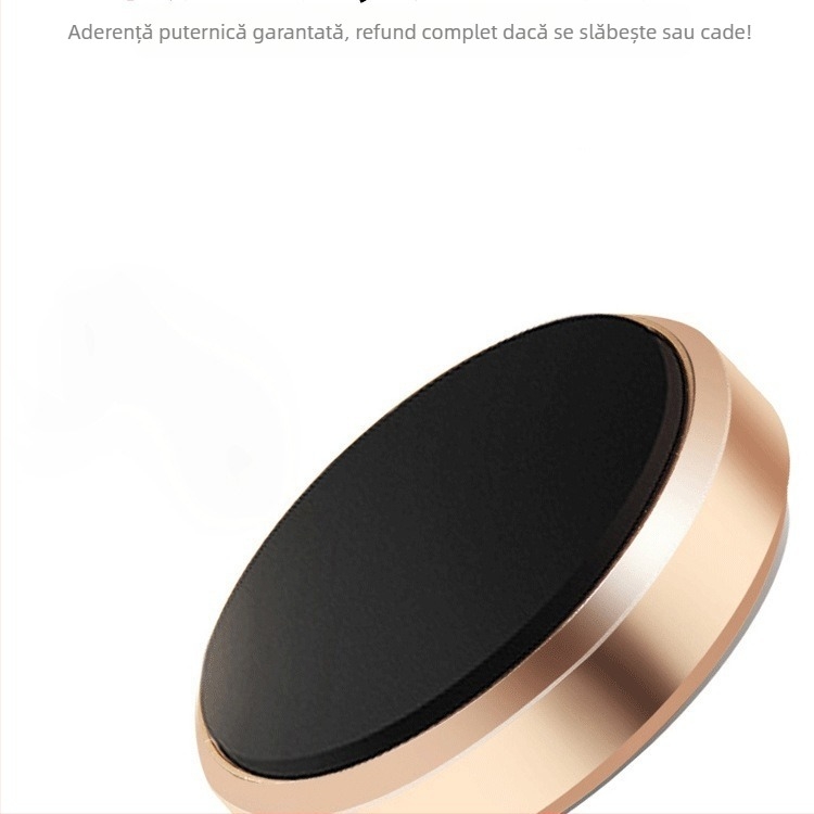 HJ Mini suport magnetic pentru telefon pentru bord A8 — montaj cu bandă adezivă, compatibil cu bordul, personalizare în procesare, fără posibilitate de încărcare