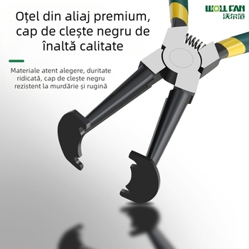 Unealtă pentru montarea și demontarea inelului de piston, compresor universal pentru inelul de piston, clește pentru prinderea inelului